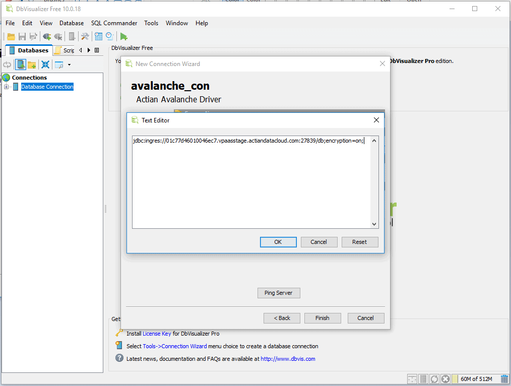 Schema van Actian Avalanche.