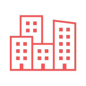 Icon met gebouwen