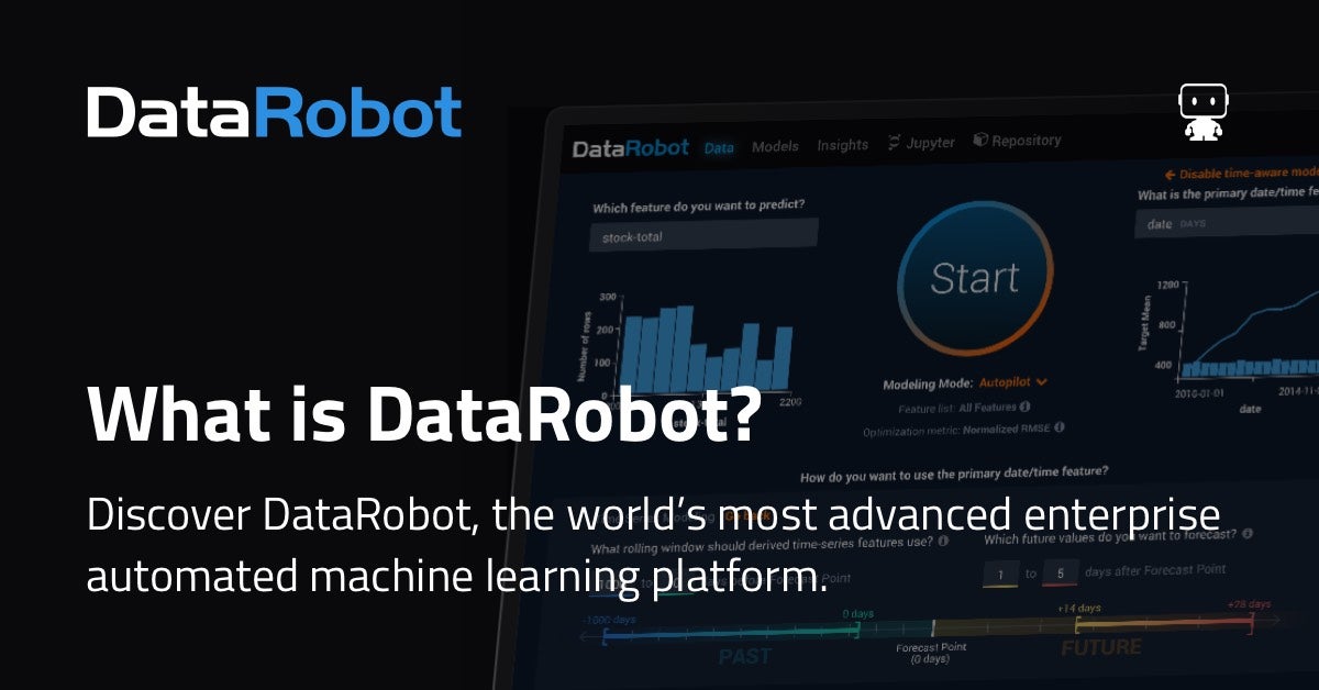 Afbeelding van DataRobot platform tools.