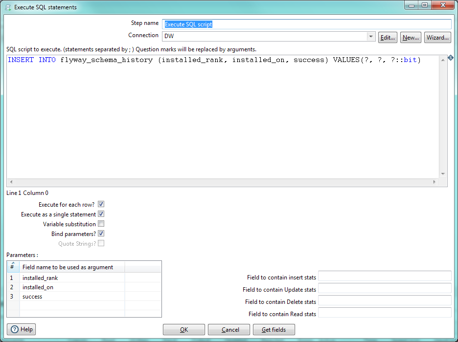 Schema van Pentaho Community Edition.