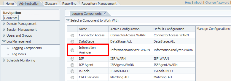 Schema van Infosphere Information Server Data Quality.