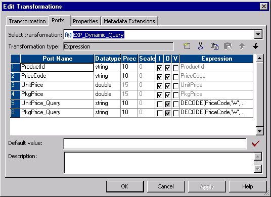 Screenshot van Informatica PowerCenter Data Profiling software.