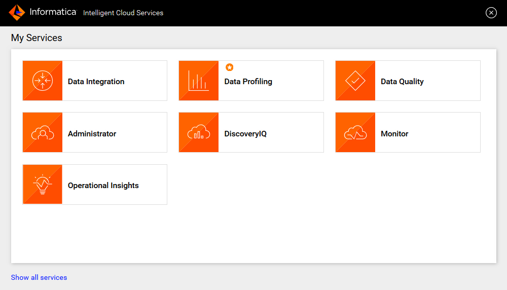 Schema van Informatica PowerCenter Data Profiling.