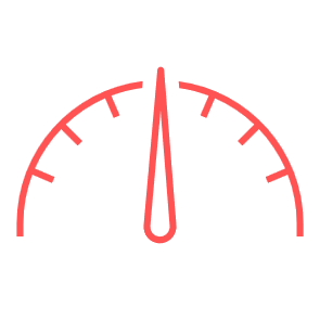 Icon met dashboard metertje