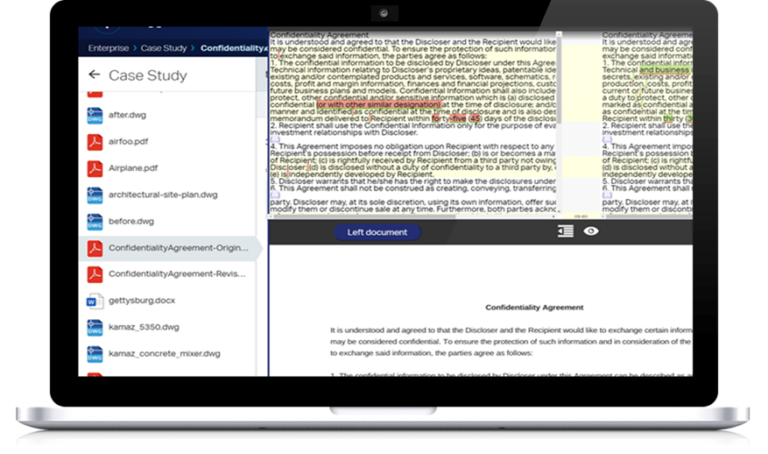 Schema van OpenText Connect.