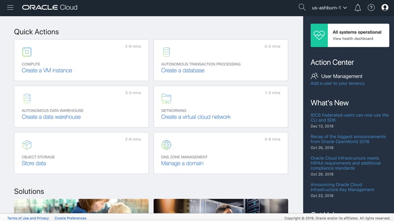 Schema van Oracle Autonomous Data Warehouse.