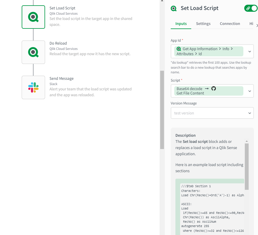 Afbeelding van Qlik Automation tools.