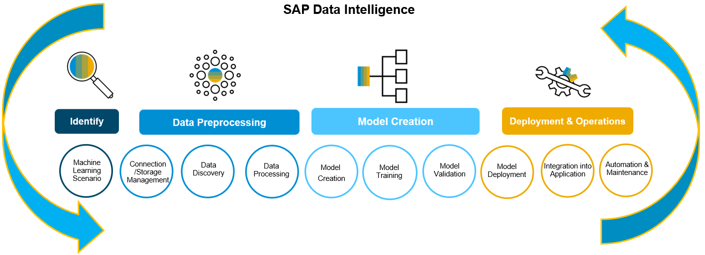 Screenshot van SAP Data Science software.