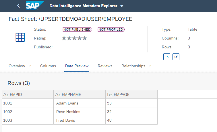 Schema van SAP Data Intelligence Cloud.