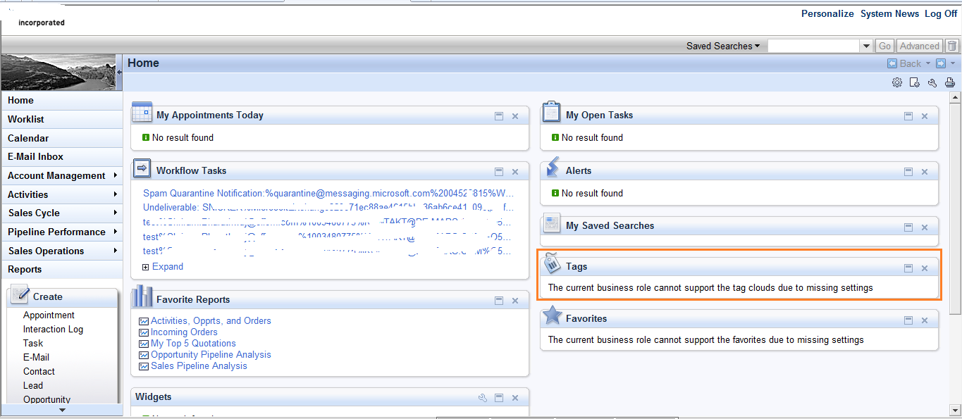 Afbeelding van SAP CRM tools.