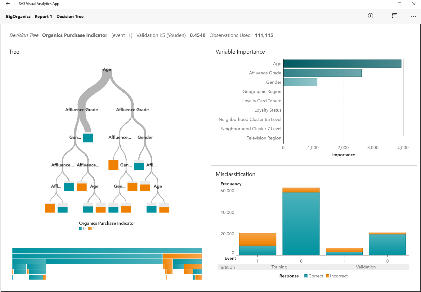 Schema van SAS Visual Analytics.