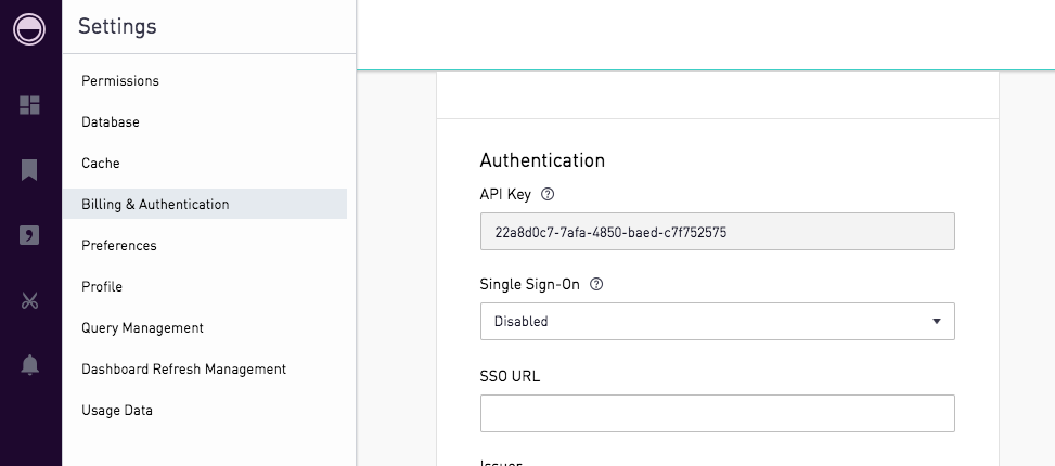 Schema van Sisense REST API.