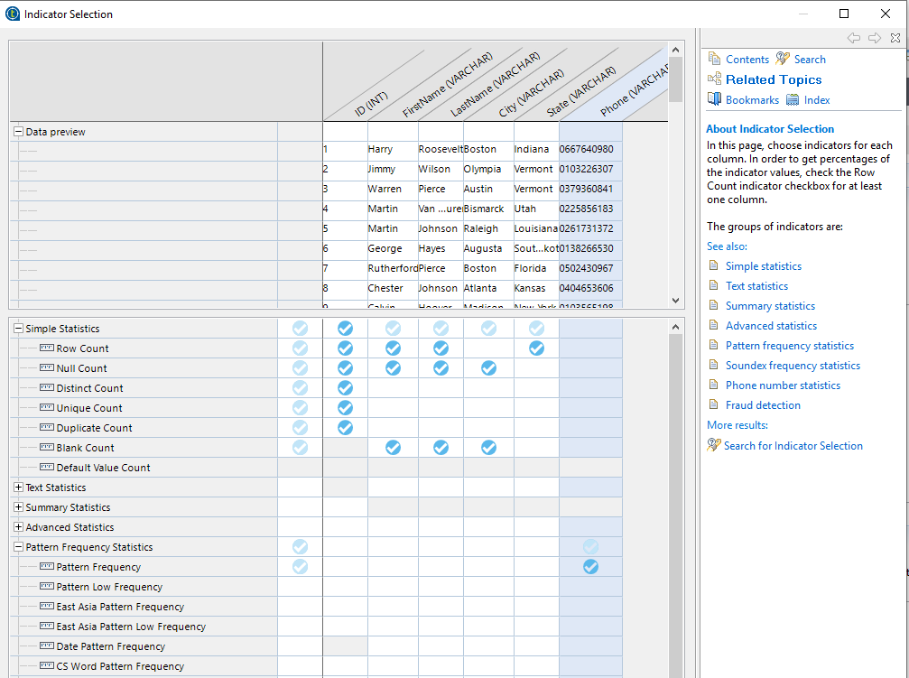 Screenshot van Talend Data Fabric software.