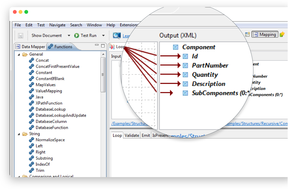 Afbeelding van Talend Data Integration tools.
