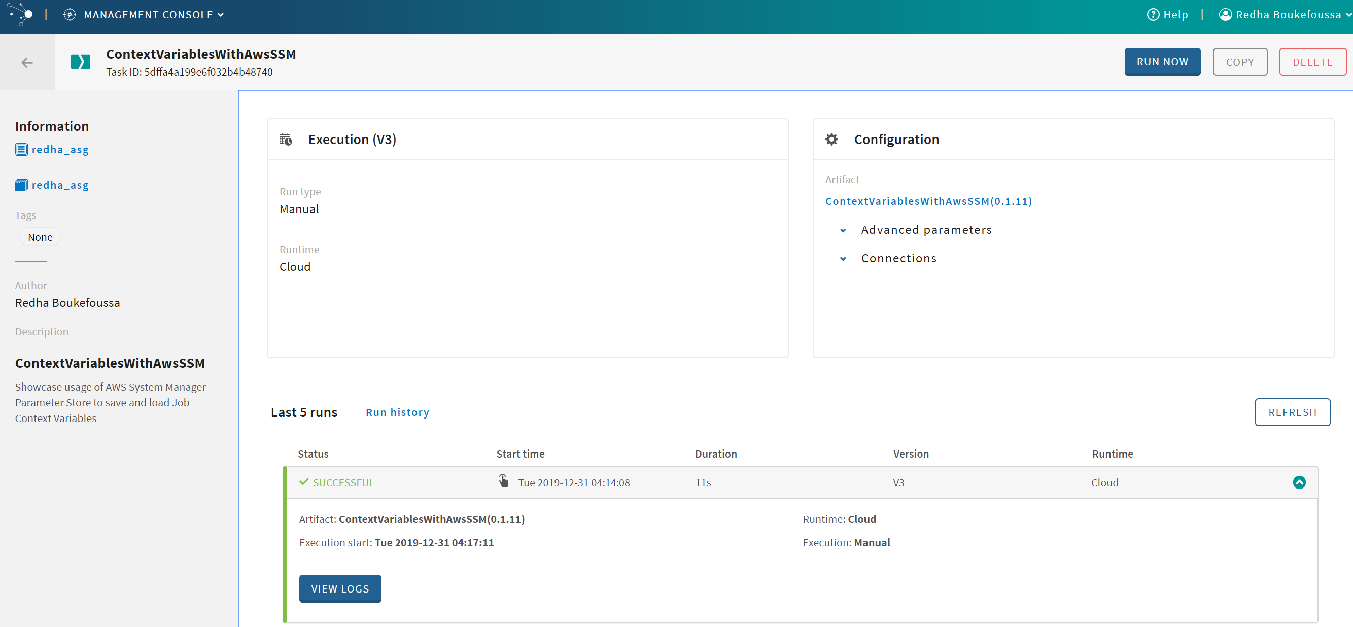 Afbeelding van Talend Metadata Manager tools.