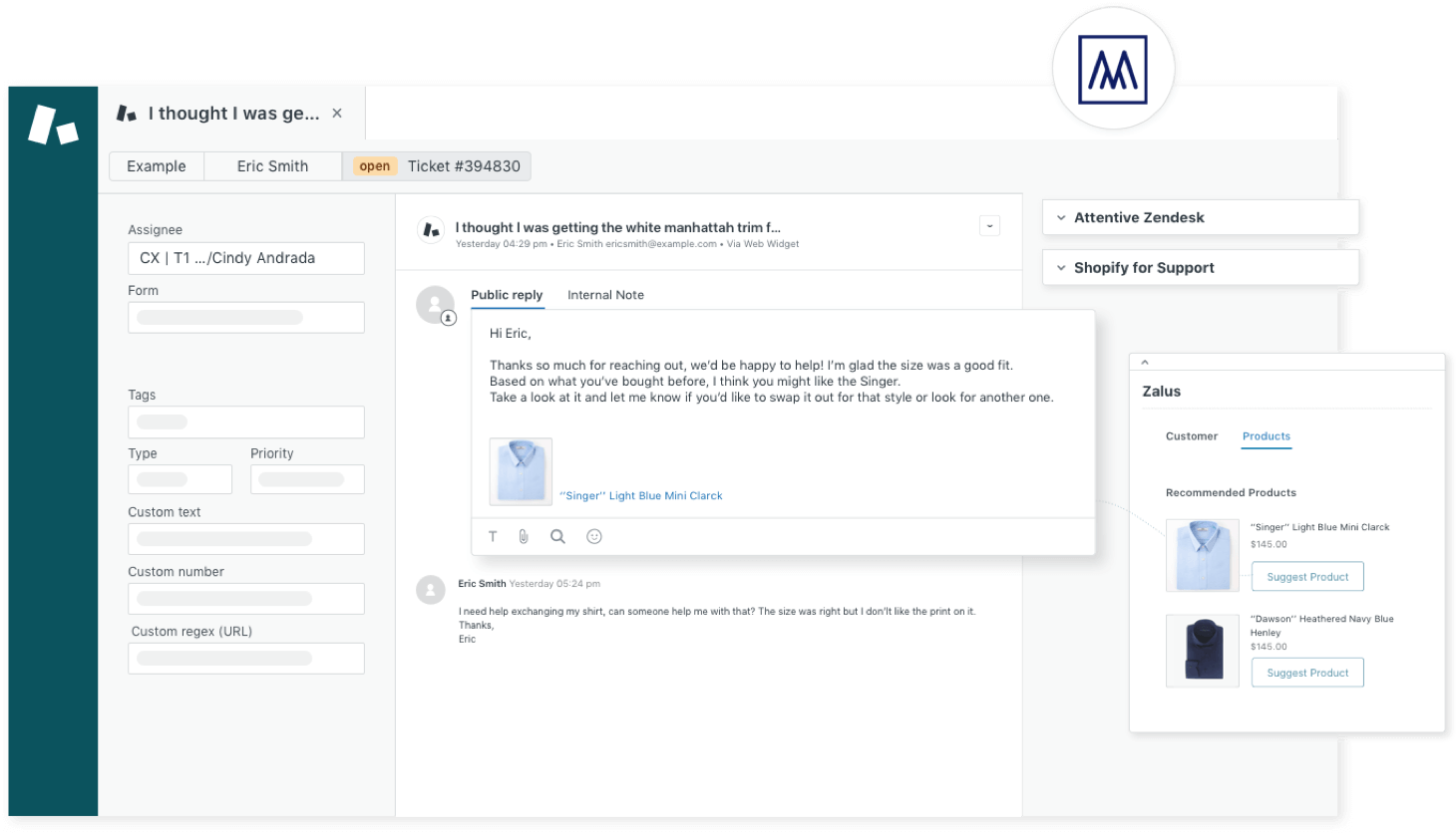 Afbeelding van Zendesk Sunshine tools.